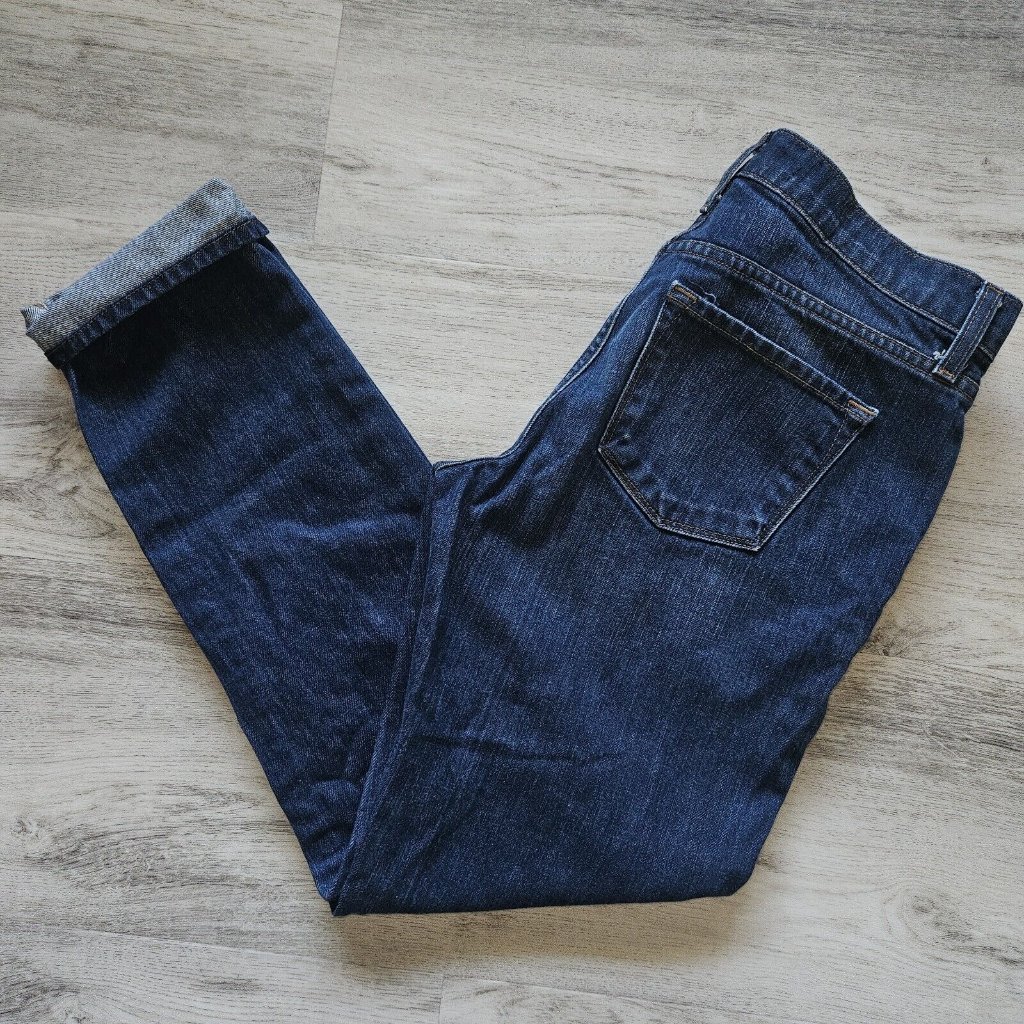 J Brand Boyfriend Jeans Womens 25 Aidan Slouchy Ringer Wash 100% Cotton Denim